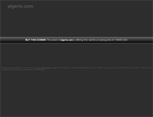 Tablet Screenshot of algerie.com